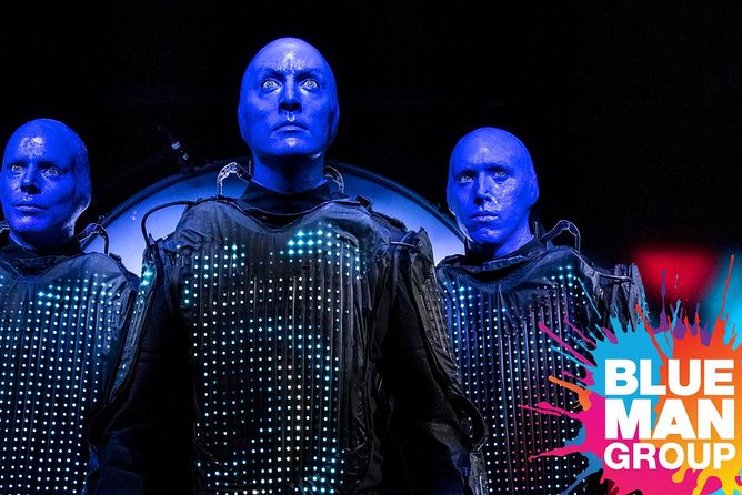 Blue Man Group Boston Admission at the Charles Playhouse - Location and ticket redemption at 74 Warrenton Street