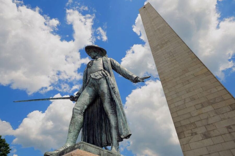 Boston: Freedom Trail, Bunker Hill, & USS Constitution Tour - Kings Chapel Burying Ground and Old South Meeting House: talk, law, and the politics of anger