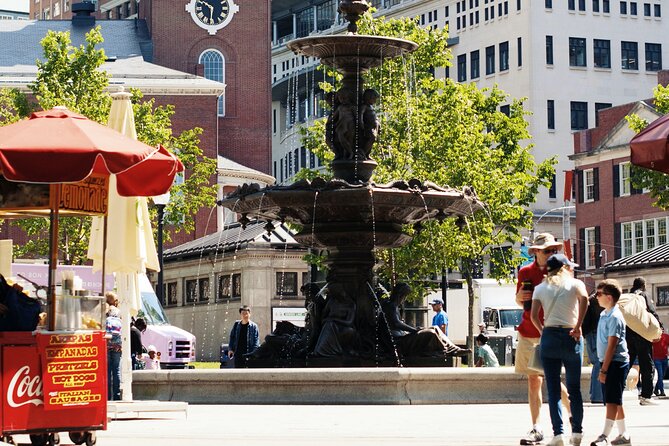 Boston: Freedom Trail History and Food Tour - The market-zone stops: Haymarket, Blackstone Block, and Faneuil Hall energy