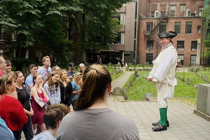 Boston Freedom Trail Walking Tour with Costumed Guide - Samuel Adams, Paul Revere House, and your finish by Paul Revere Mall