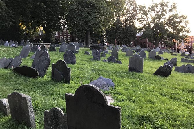 Boston Ghosts and Gravestones Trolley Tour - First cemetery: Copp’s Hill Burying Ground and Cotton Mather