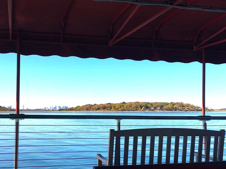 Boston Harbor Fall Foliage Weekend Brunch Cruise - Fort Independence at Castle Island and Boston Light on Clear Days