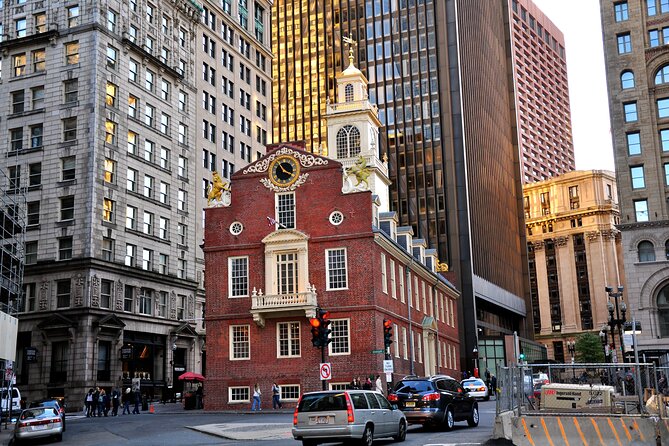 Boston History and Freedom Trail Private Walking Tour - Massachusetts State House dome views and the skyline contrast