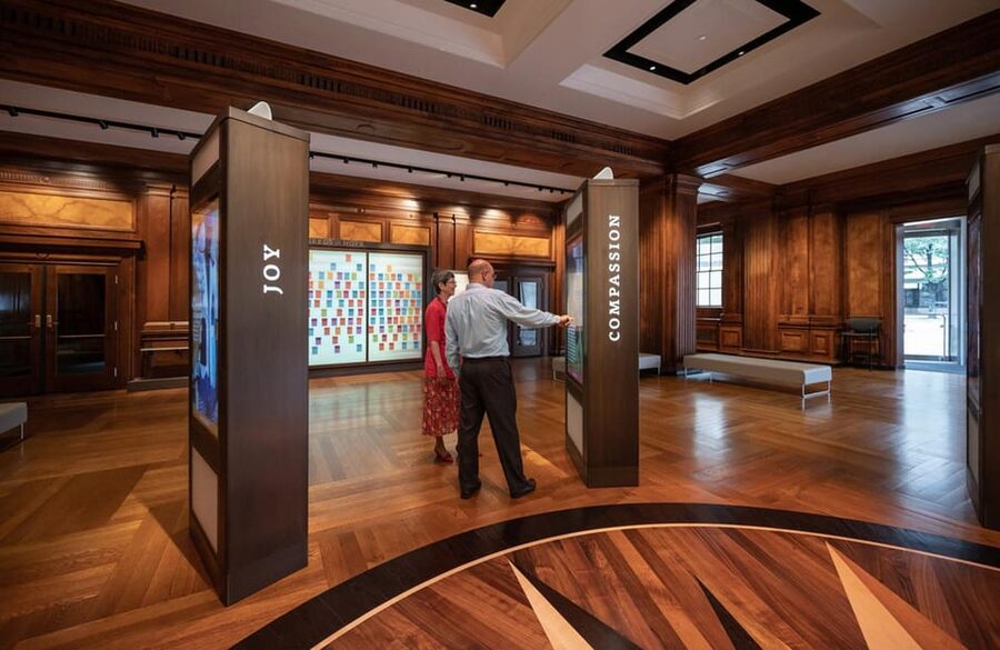 Boston: Mapparium® globe + How Do You See the World?™ - The three-story Mapparium globe, frozen in 1935