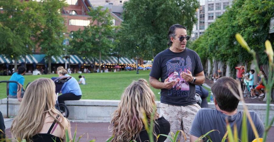 Boston: Mobsters, Mayhem and Murder Walking Tour - Starting at the waterfront: US Coast Guard and that Boston courthouse vibe