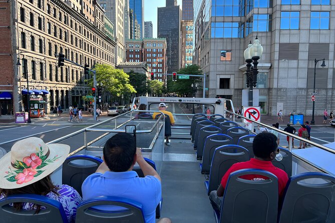 Boston Sightseeing Single Ride Pass With Double Decker Tour Bus - Downtown, Boston Common, and the Photo-Friendly Squares