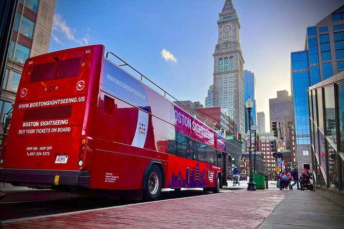 Boston Sightseeing Single Ride Pass With Double Decker Tour Bus - Cheers, Beacon Hill, and the Neighborhood Feel