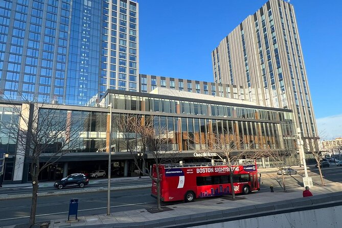 Boston Sightseeing Single Ride Pass With Double Decker Tour Bus - Boston Public Library, Trinity Church, and the Finish Near Fenway Views