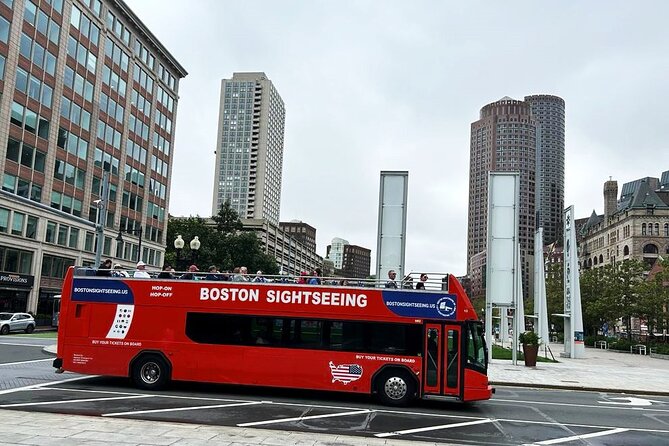 Boston Sightseeing Single Ride Pass With Double Decker Tour Bus - Stop-by-Stop: Aquarium Area, Faneuil Hall Views, and Old State House