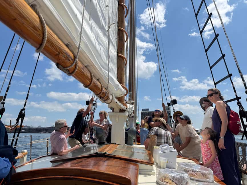 Boston: Sunday Pastry & Prosecco Sail on Boston Harbor - Drinks and Snacks: Included Alcohol + a Real Onboard Menu