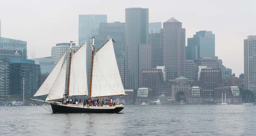 Boston: Sunset Tall Ship Harbor Cruise - Hoist the sails and steer: what the crew will actually have you do