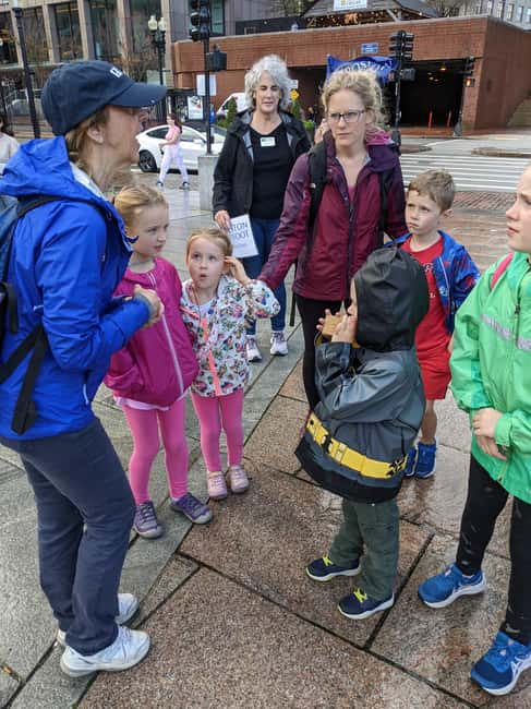 Boston Walking Tour for Children - Faneuil Hall stop: where stories start and questions take over