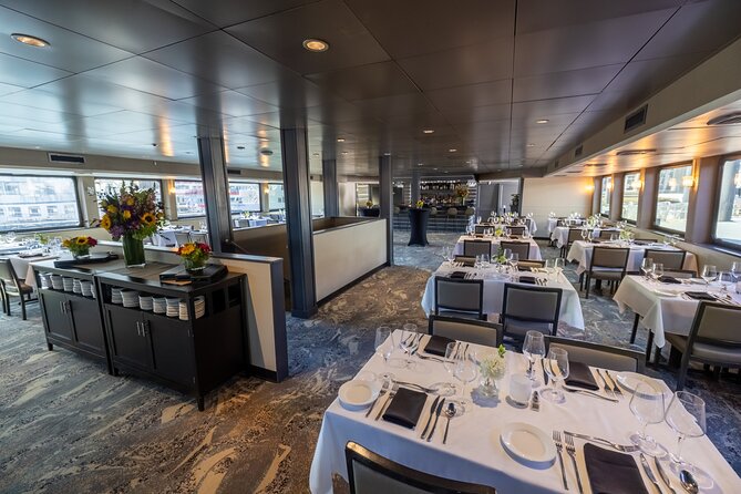 City Cruises Boston Premier Lunch Cruise - Comfort on board: climate control, restrooms, and motion