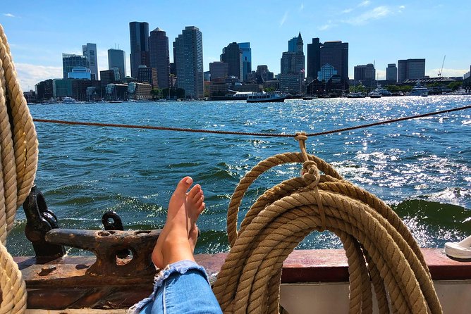 Classic Tall Ship Cruise in Boston Harbor - Captain Q&A and Helping With the Sails: The Real Highlight Moment
