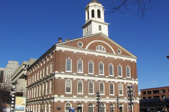Downtown Freedom Trail Walking Tour - History & Architecture - The Boston Massacre Site and Park Street Church: When History Shows Its Footprint