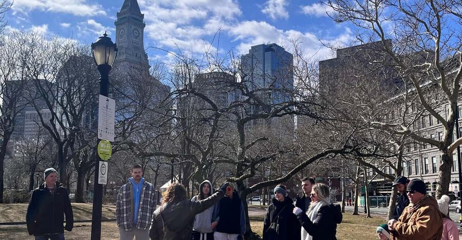 Nicky & Paulie's Tour o' Boston - Copp’s Hill Terrace and Bunker Hill views: the harbor photo stop that sets the tone