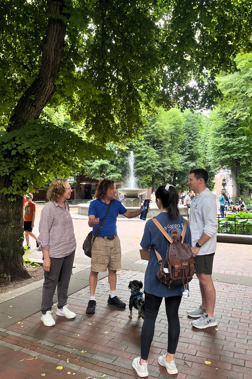 Nicky & Paulie's Tour o' Boston - North End wandering: Paul Revere Mall and the street-level feel of Boston