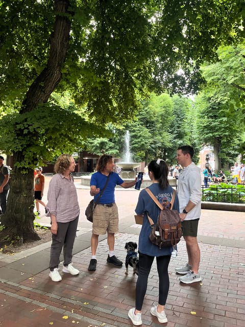 Nicky & Paulie's Tour o' Boston - Meeting at Copp’s Hill Terrace: how the tour starts before the walking begins