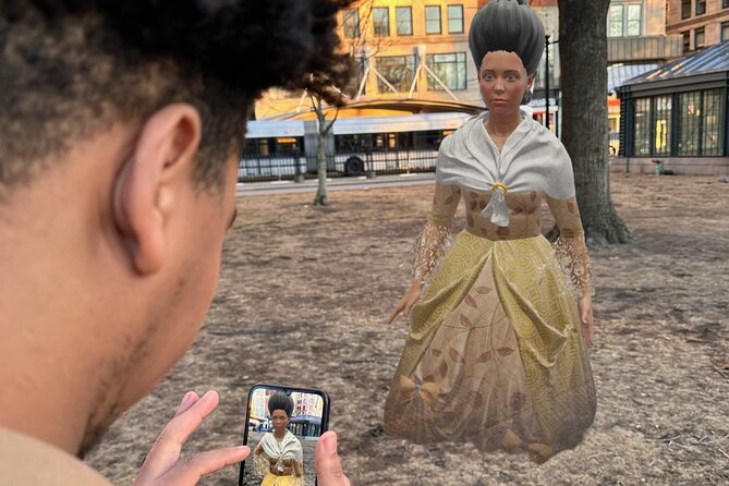 Relive 1776: See Boston's History in Augmented Reality (AR) - Entering The Freedom Trail in Mixed Reality
