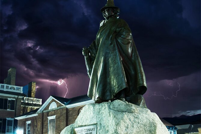 Salem Ghost Tour: Witches & Wicked Whispers - Meeting at 210 Essex St and Ending at Wicked Good Books