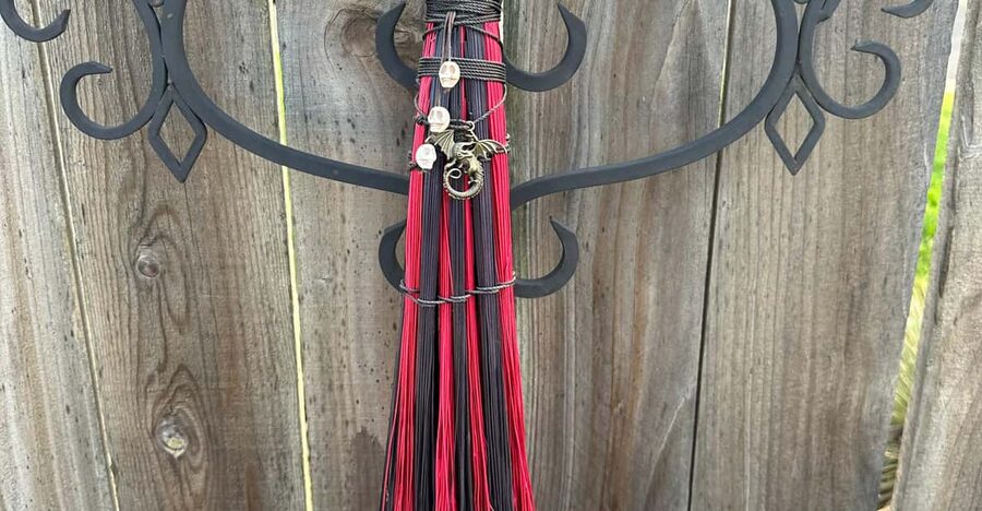 Salem, MA: Witch City Broom Making Workshop - Choosing your broom style: ribbons, broomcorn, and charm options