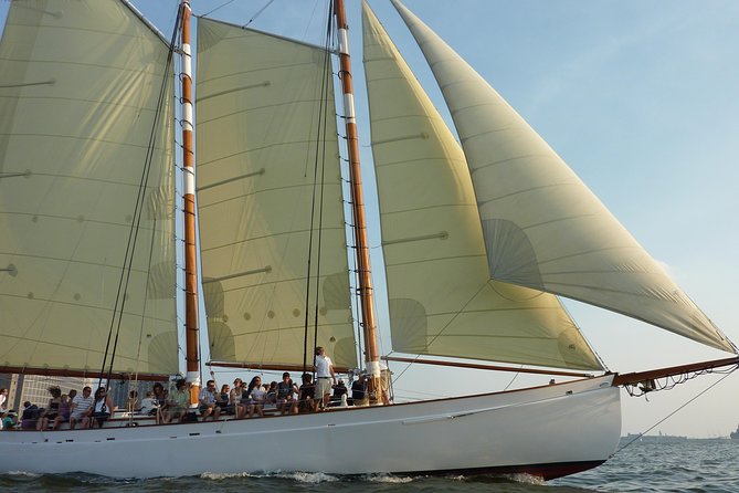 Sightseeing Day Sail around Boston Harbor - Spectacle Island and Long Island Head Light: island views with a working-harbor feel