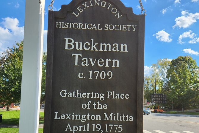 Small Group Revolutionary Tour of Lexington, Concord, and Boston - Bunker Hill Monument and the timing phrase you hear everywhere