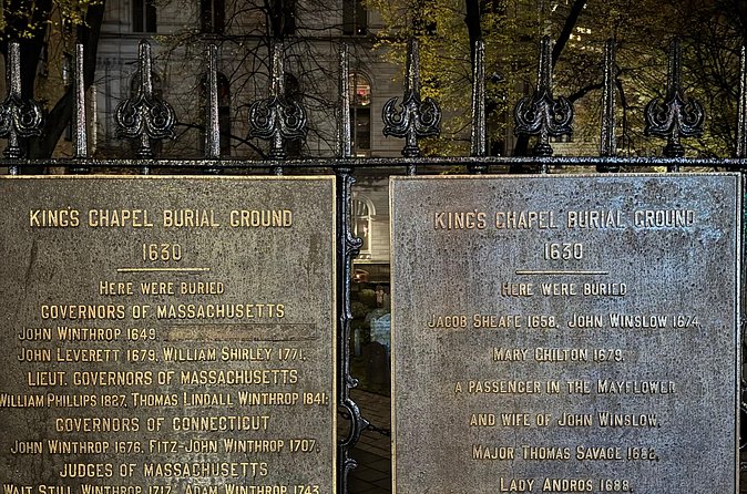 Spirits Of The Dead - A Boston Ghost Tour - Stop 5: Granary Burying Ground and the Revolutionary Heroes With a Twist